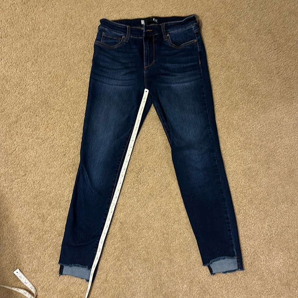 KUT high rise ankle skinny jean